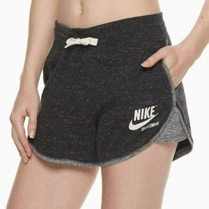 Nike Women's Sportswear Vintage Gym Shorts - Black Heather - Size S Small  - NWT